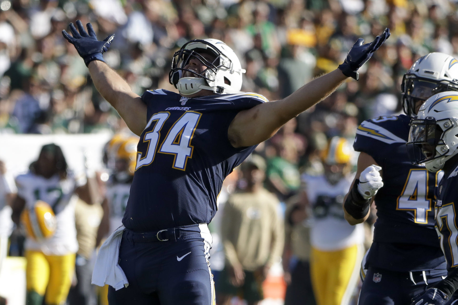 Chargers 26, Packers 11
